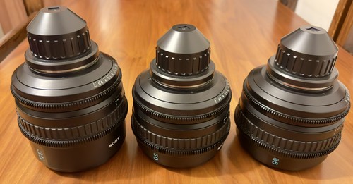 Sony cinealta set obiettivi - sony,