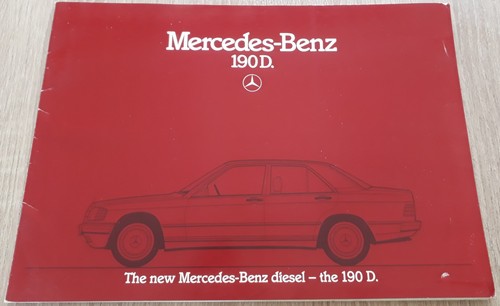 Brochure mercedes benz 190d - mercedes,