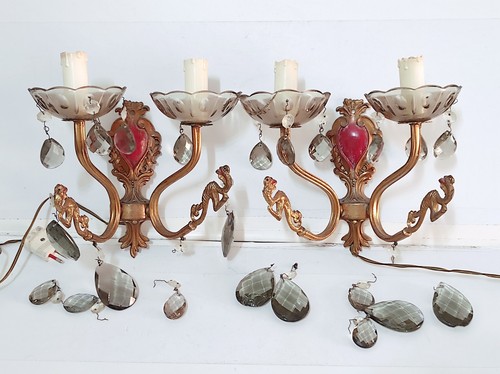 Coppia applique vintage - , anni