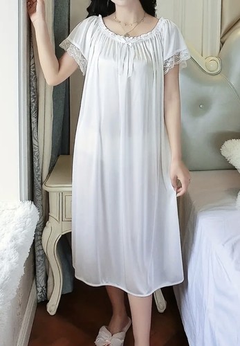 Camicia notte raso - camicia, da