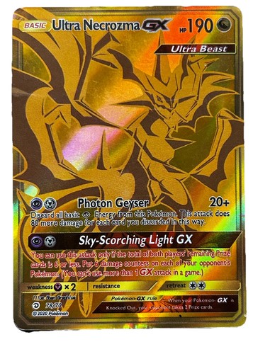 Carta pokémon ultra necrozma - ultra,