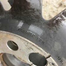 1x Cerchio in Lega 17 Pollici 7.5" 5x112 8W0601025C Audi A4 B9 Rim Wheel