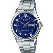Orologio Casio Uomo MTP-V006D-2BUDF Analogico Acciaio Inossidabile Quadrante Blu