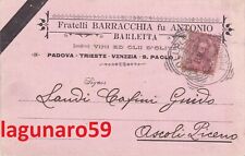 BARLETTA  -  Fratelli BARRACCHIA fu ANTONIO  -  Vini ed Olii d'Oliva