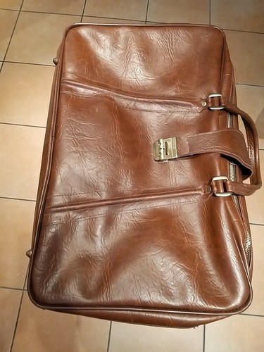 Valigia cuoio vintage - in,