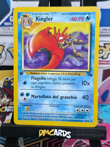 Pokemon kingler prima - kingler, 38/62