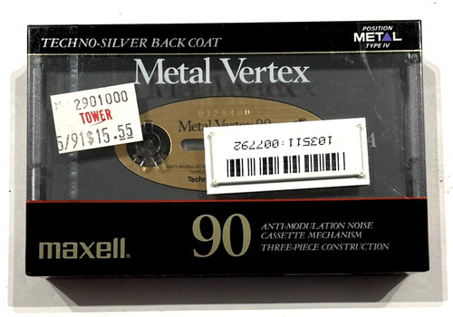 Maxell vertex audiocassetta - maxell, 90