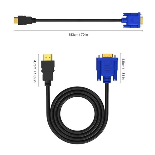 Cavo hdmi vga maschio - hdmi, a