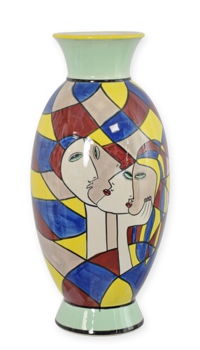Vaso porcellana con - in,