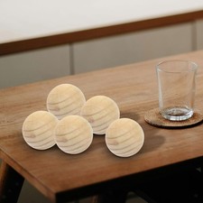 5 Pezzi di Palline di Legno