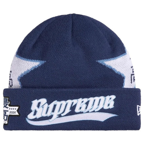 Supreme new era stars beanie - era,
