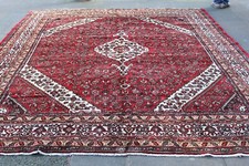 Tappeto grande rosso lana