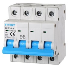 Interruttore Magnetotermico Automatico 4P 16A 6000A 220V 380V Salvavita Stotz Oc