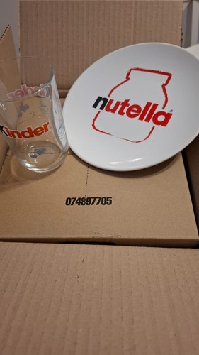 Bicchieri piatti nutella - bicchieri, e