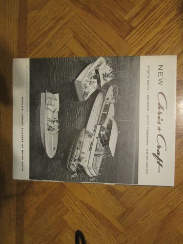 Chris craft 1959 large foldout - chris,