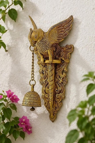 Ottone antico big pappagallo - ottone,