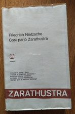 COSI' PARLO' ZARATHUSTRA di
