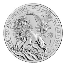 Moneta argento leone e - argento, il