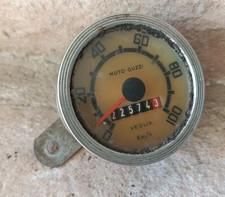 CONTACHILOMETRI contakm 0 100 Veglia per Galletto originale Moto Guzzi d'epoca