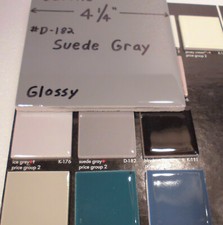 1 pz. Grigio scamosciato