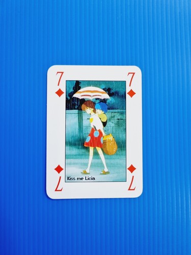 Kiss licia rare blu card - kiss,