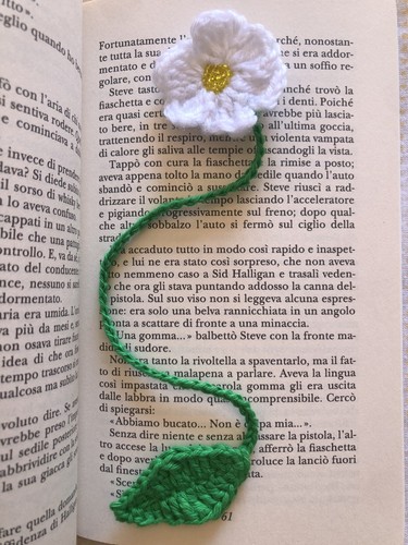 Segnalibro uncinetto crochet - segnalibro,