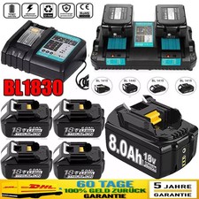 5x batteria 18V 6,0Ah 8,0Ah