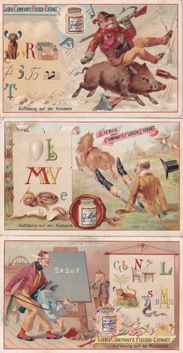 Liebig s252 cards - liebig, word