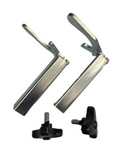 Coppia Supporti a Forchetta Per Cavalletto Portamoto Attacco Quadro 20 mm.