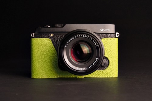 Borsa mezza fotocamera - , vera
