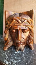 Testa Di Cristo In Legno