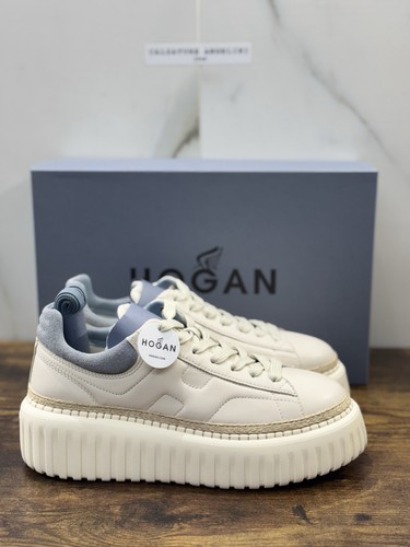 Hogan stripes sneaker pelle - hogan,