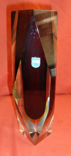 Vaso sommerso sfaccettato - vaso,