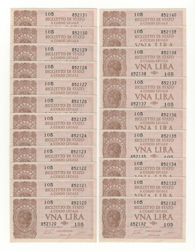 Lira italia laureata - 1,
