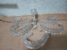 sei foglia curva in vetro di