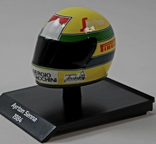 Minichamps casco ayrton - 1:10,