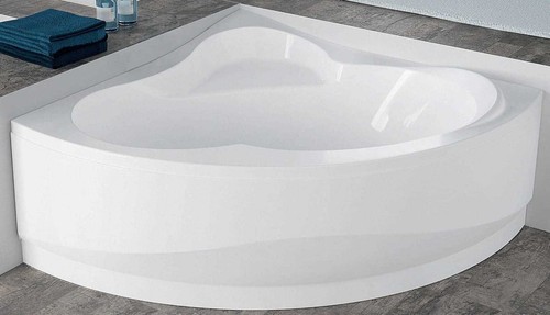 Vasca bagno angolare bianca - vasca,
