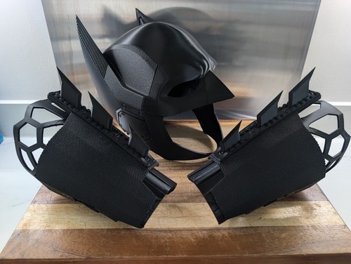 Batman cowl gauntlets - cowl,