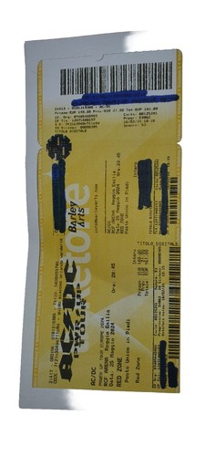 Biglietto concerto dc - biglietto, ac/dc