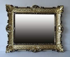 Specchio da Parete Oro Nero