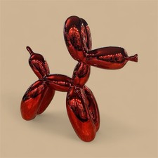 JEFF KOONS Balloon Dog Rosso Editions Studio Art Ballon COA