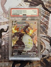 TCG Charizard Vmax Shining Fates Holo Shiny Full Art PSA 9 MINT ENG #SV107