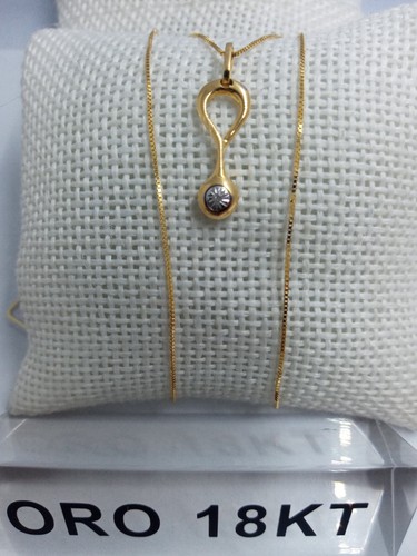 Collana oro giallo - collana, 18