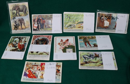 Lotto carte figurine liebig - carte,