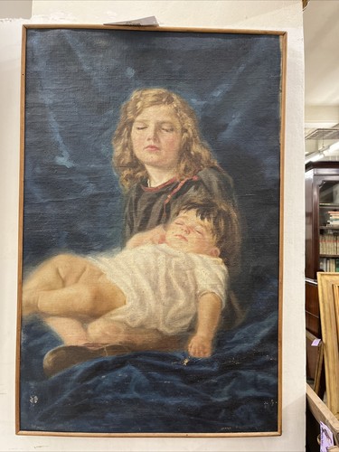 Dipinto donna bambino di g - di,