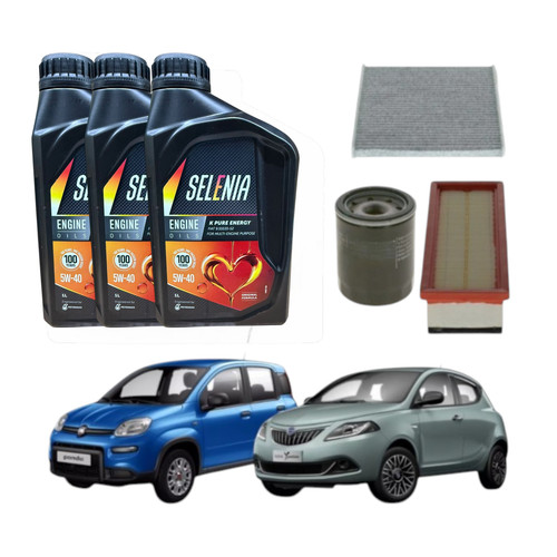 Kit tagliando 3lt olio - olio, +