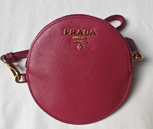 Prada portamonete zip saffiano - portamonete,