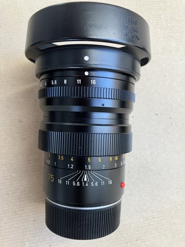 Leitz summilux 4 75mm - leitz, m
