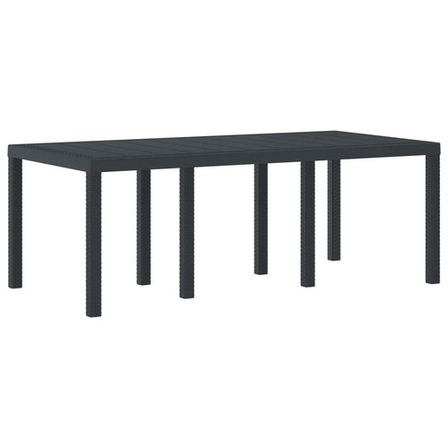 Tavolo giardino polyrattan - tavolo,