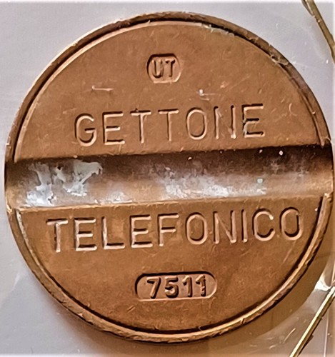 Gettone telefonico raro - x,